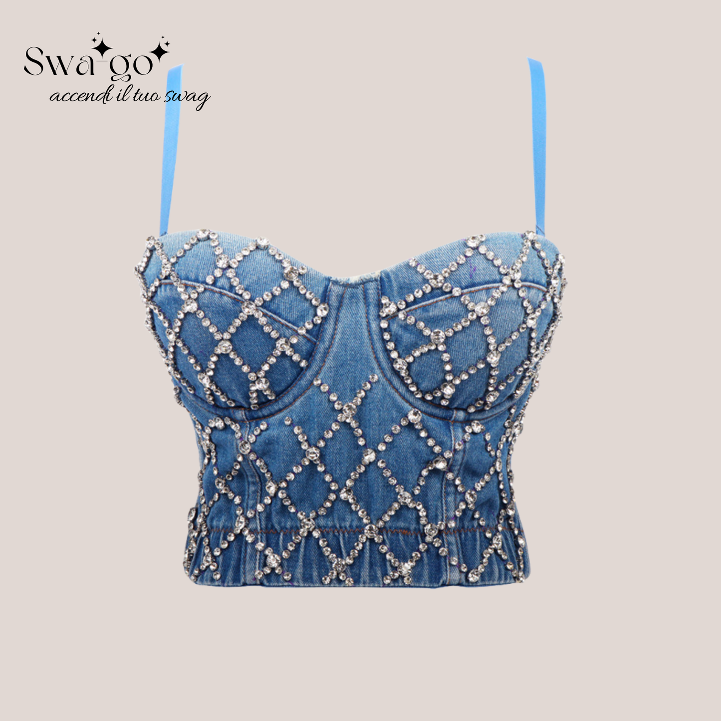 Corsetto Jeans Donna Diamond Denim