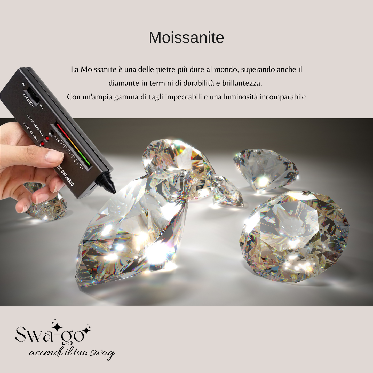 Collana Eternellè Mia collana moissanite solitario donna