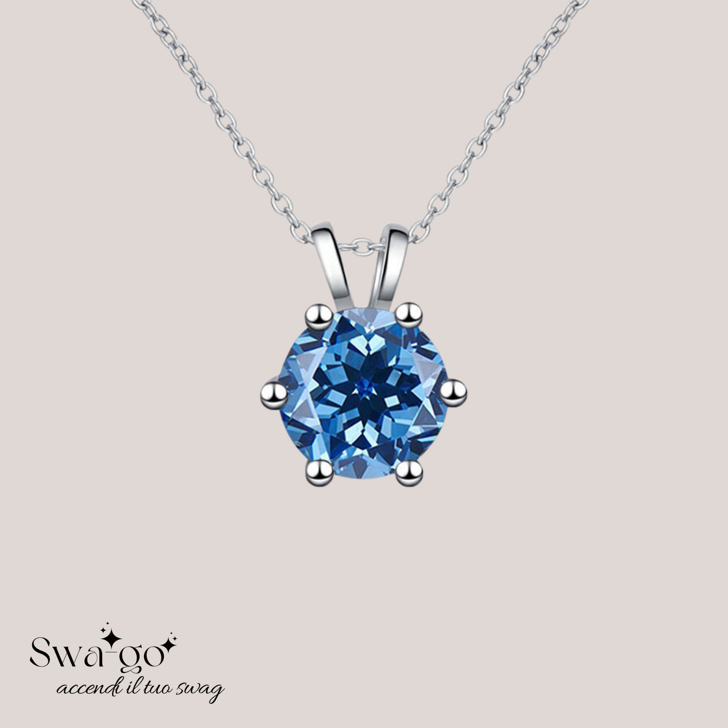Collana Eternellè Mia collana moissanite solitario donna