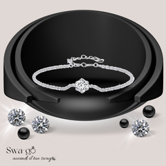 Bracciale Punto Luce Moissanite | Argento 925 Eleganza 2025