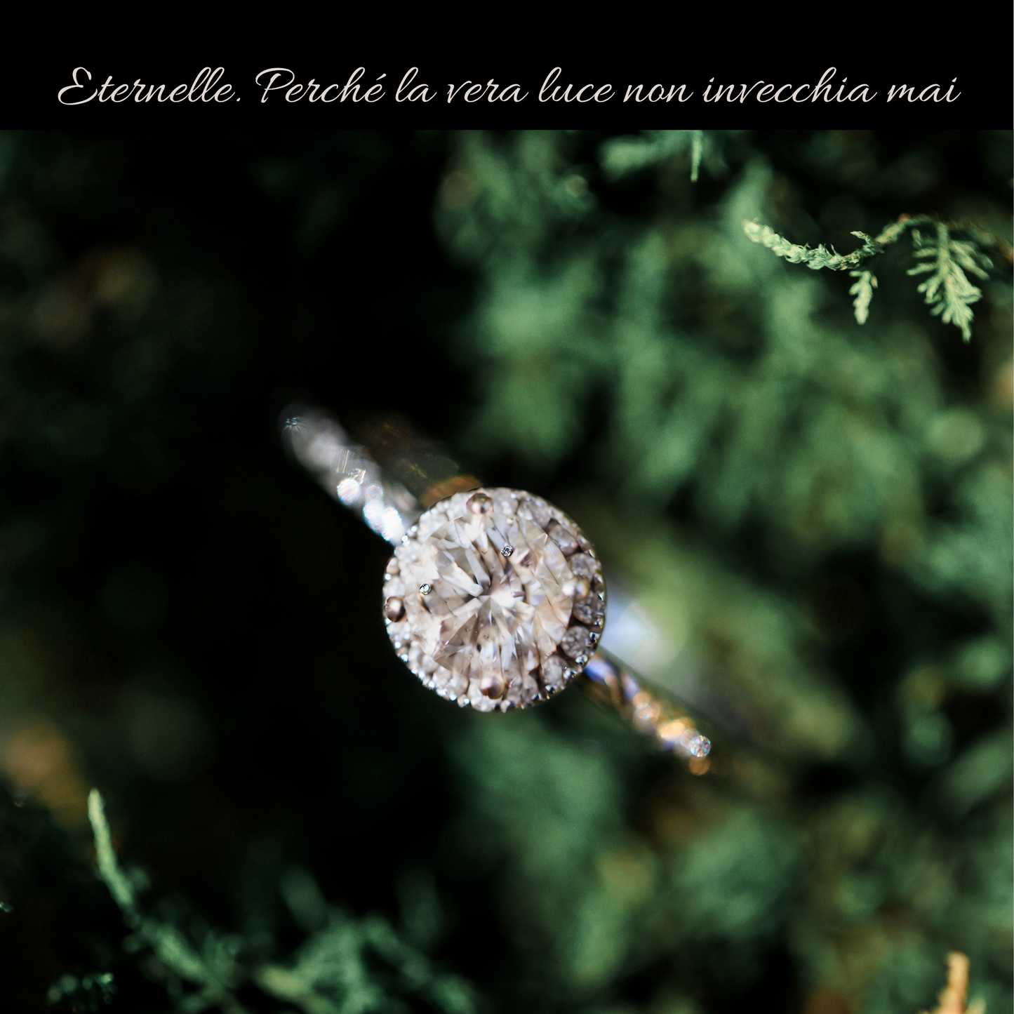 anello sostenibile moissanite