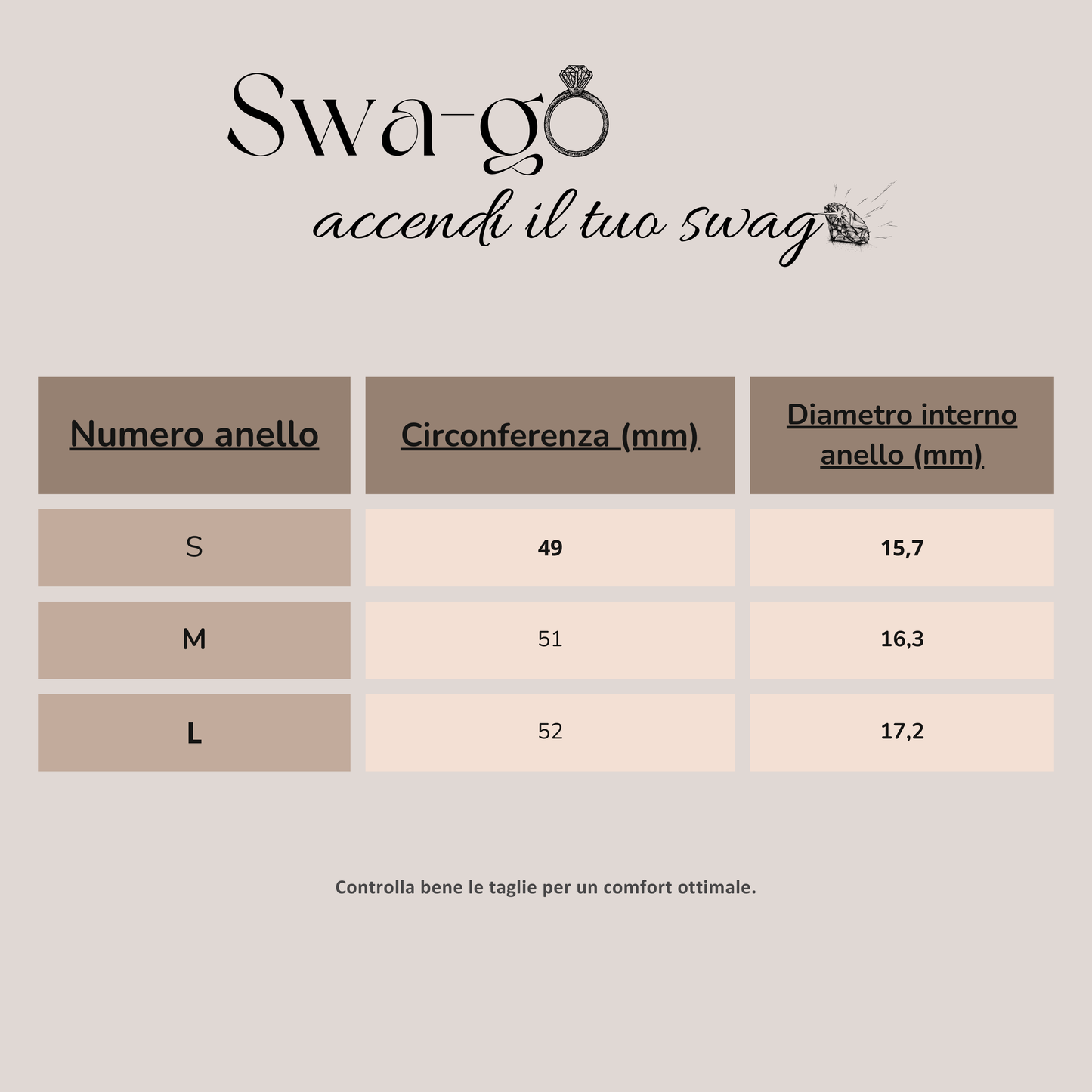 misure anello solitario