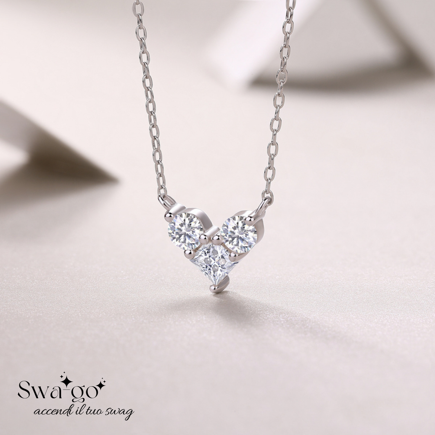 Moissanite collana