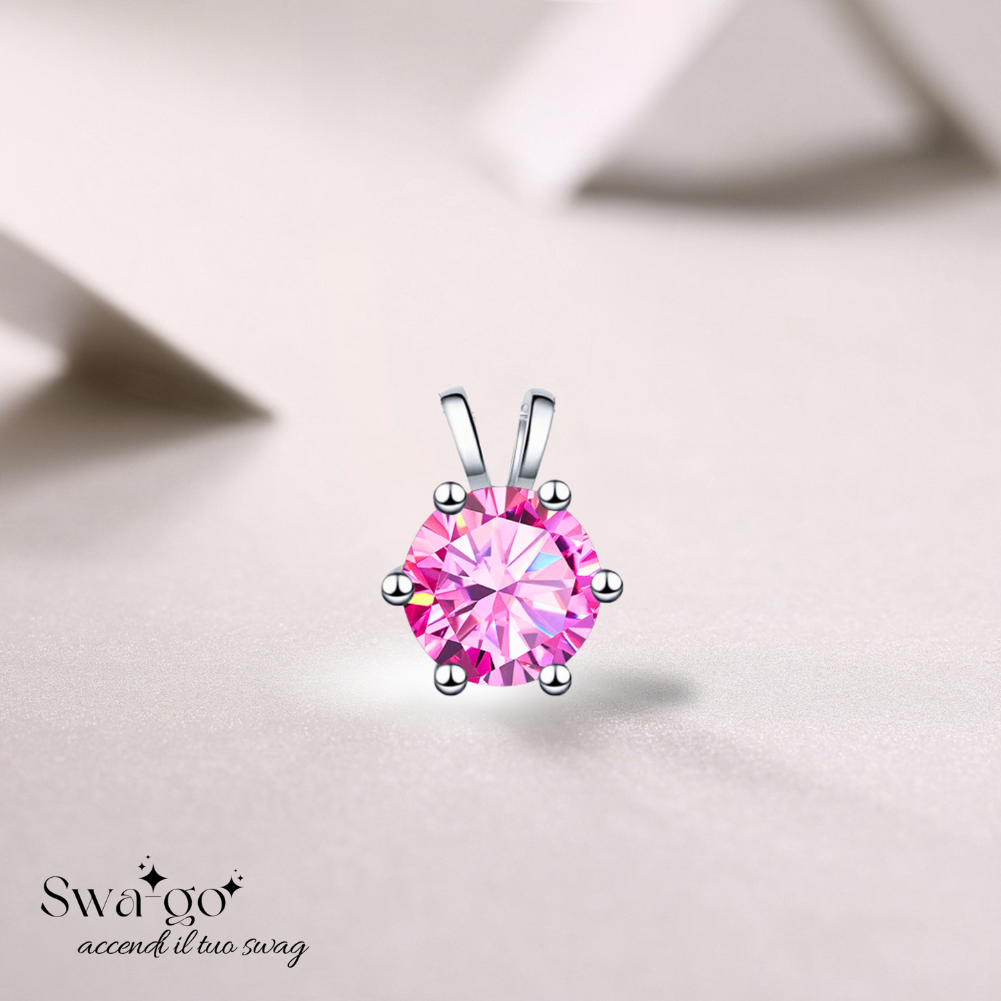 Collana Eternellè Mia collana moissanite solitario donna