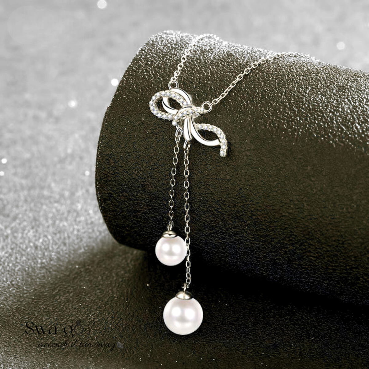 Collana regalo elegante con moissanite etica