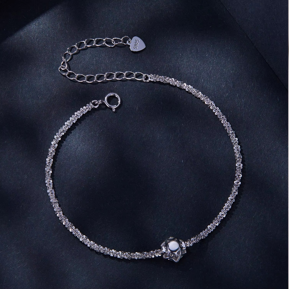 💎Bracciale Punto Luce Moissanite | Argento 925 Eleganza 2025