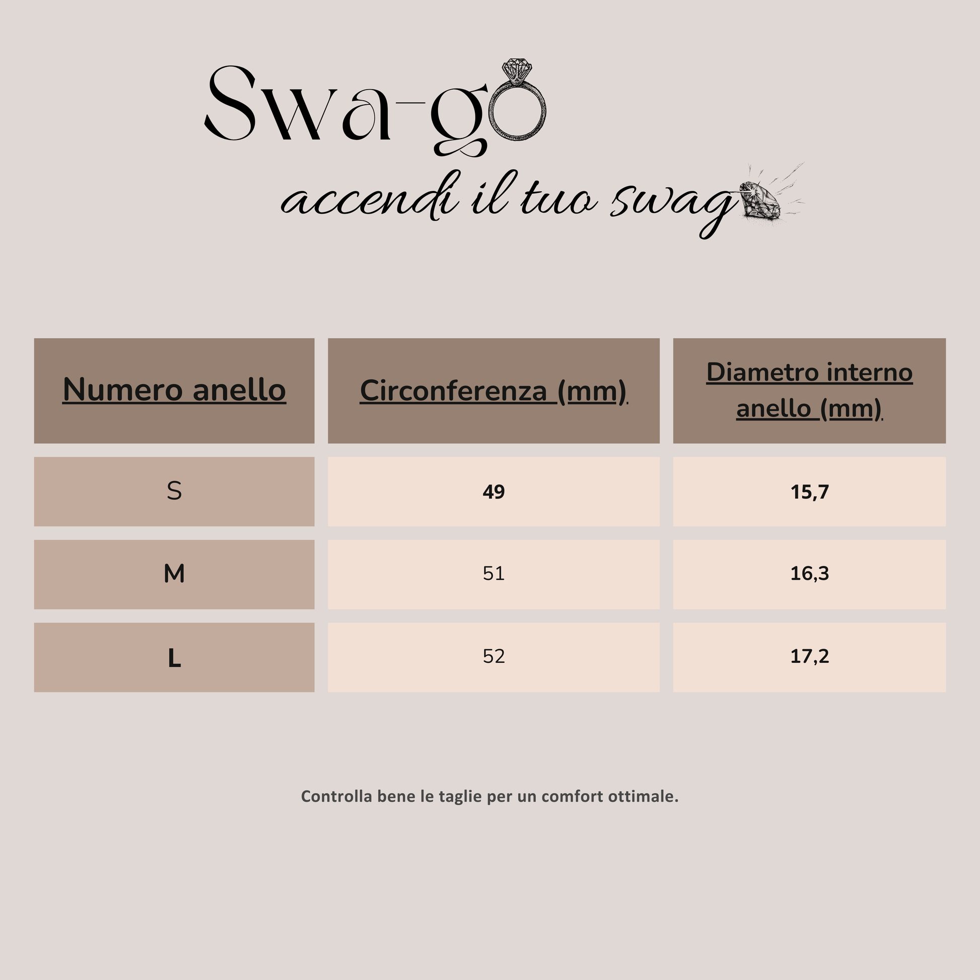 misure anello solitario