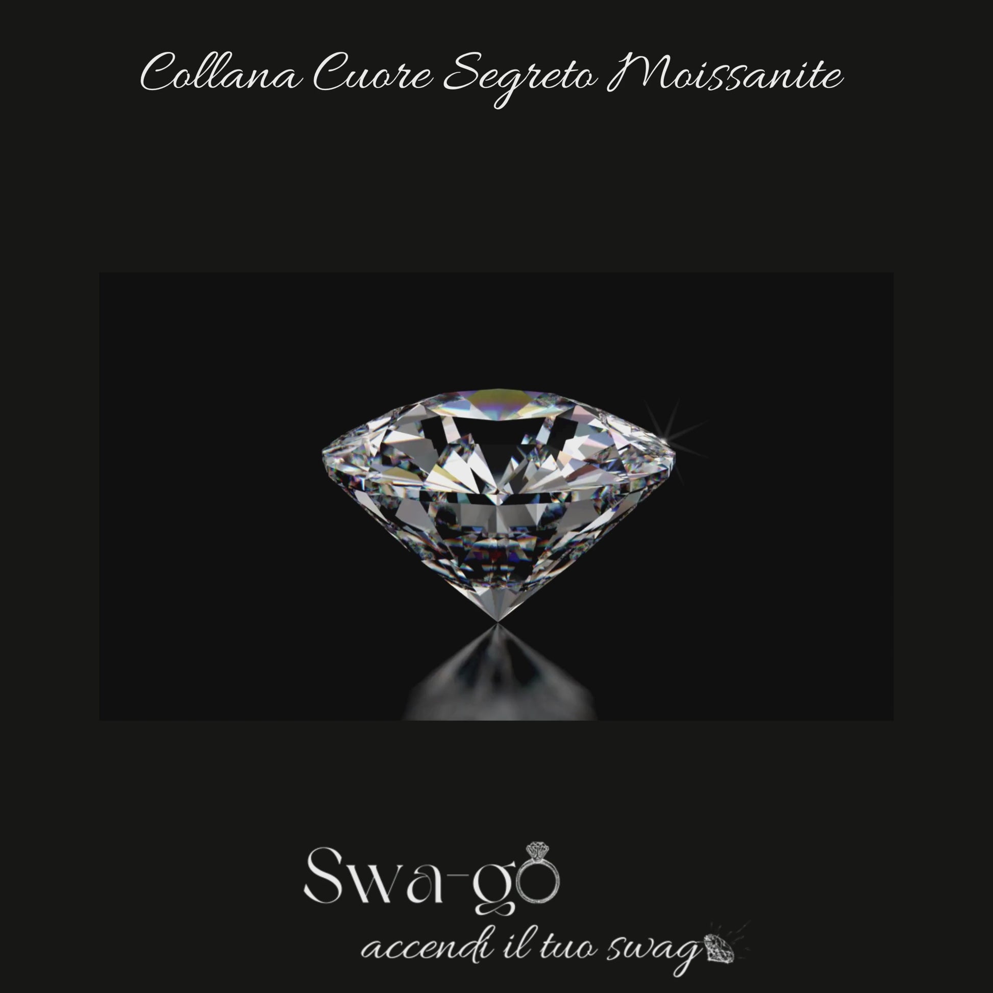 video diamante moissanite certificata GRA